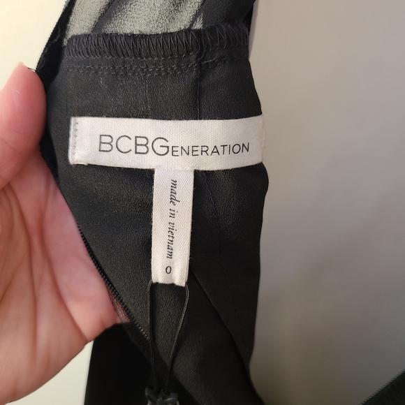 BCBG Black Tulle Dress, Size 0, NWT - Picture 8 of 11